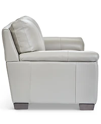 Cobbie Leather 89" Sofa, Macy's Exclusive