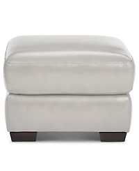 Cobbie Leather 24" Chair Ottoman, Exclusively at Macy's