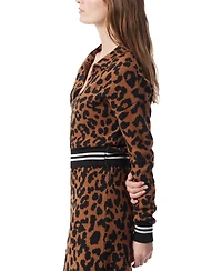 Dee Ocleppo Women's Barbara Jacquard Split-Neck Sweater