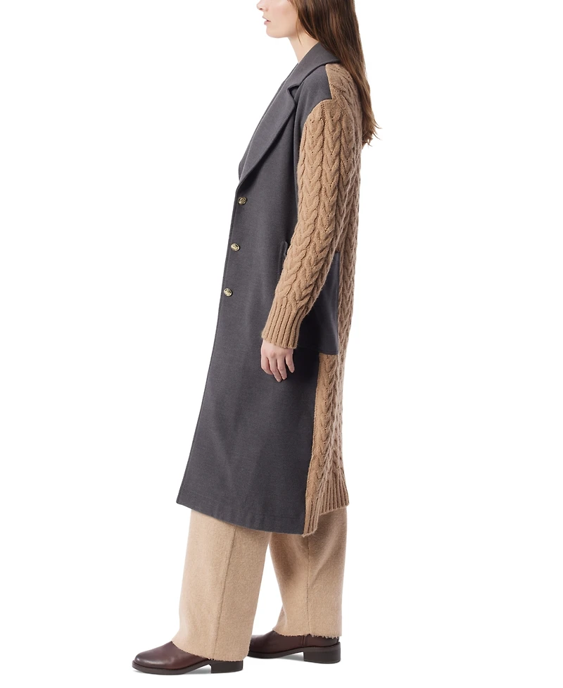 Dee Ocleppo Women's Adara Mixed-Media Coat