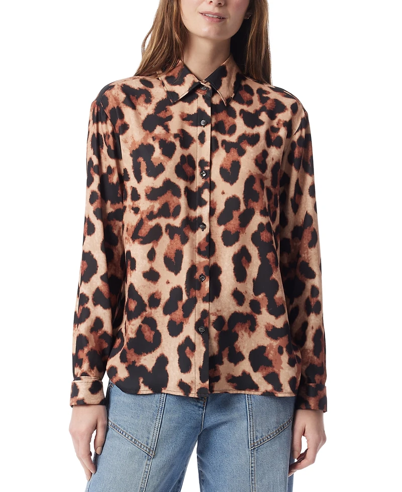 Dee Ocleppo Women's Yuna Animal-Print Shirt