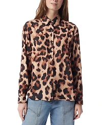 Dee Ocleppo Women's Yuna Animal-Print Shirt