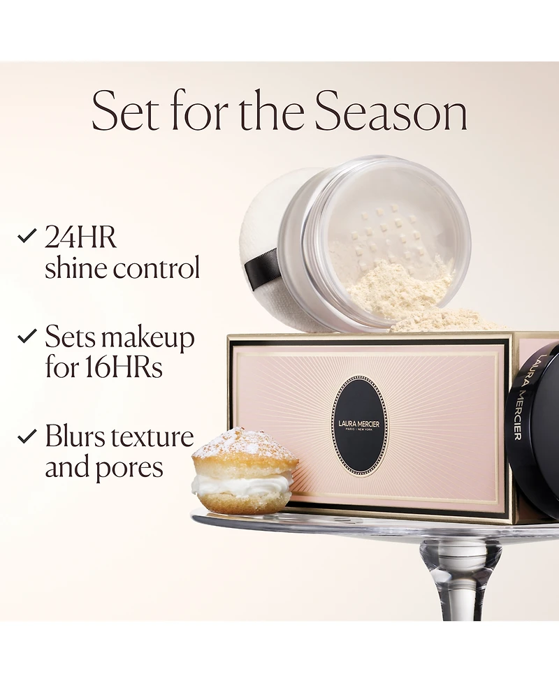 Laura Mercier 2-Pc. Indulgent Icons Translucent Loose Setting Powder & Puff Set