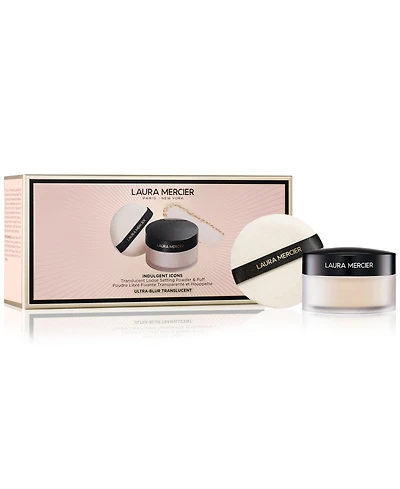 Laura Mercier 2-Pc. Indulgent Icons Translucent Loose Setting Powder Ultra-Blur & Puff Set