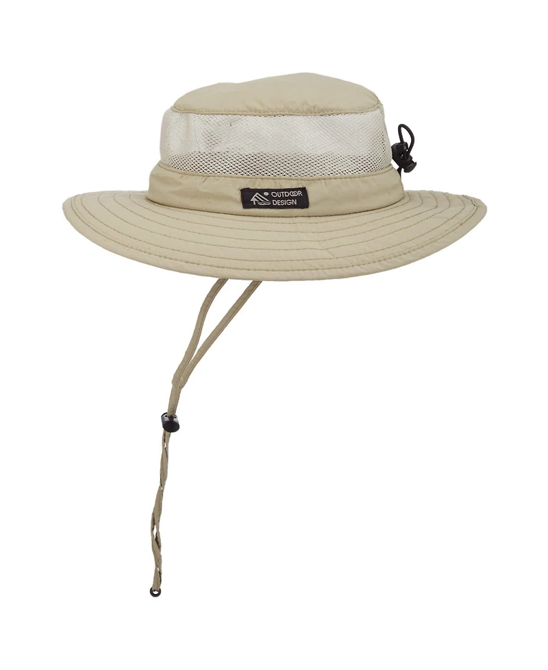 Dorfman Pacific Men's Supplex Big Brim Mesh Sides Hat