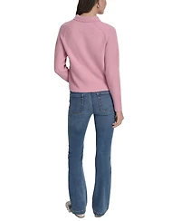 Dkny Jeans Petite Pullover Polo Sweater
