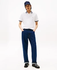Tommy Hilfiger Men's Regular-Fit Tipped Linen Polo Shirt