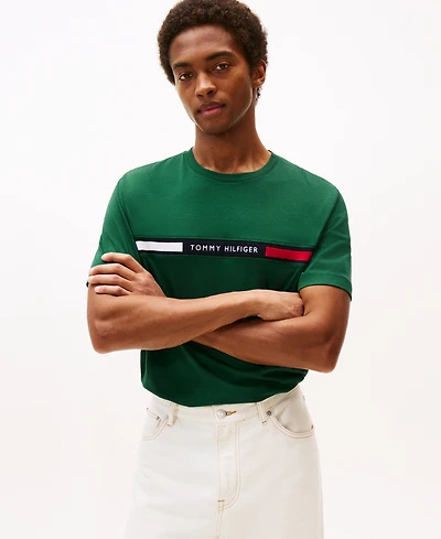 Tommy Hilfiger Men's Chest Insert Logo Short Sleeve T-Shirt