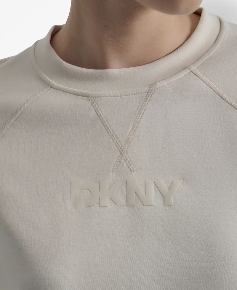 Dkny Women's Highline Scuba Crewneck Pullover