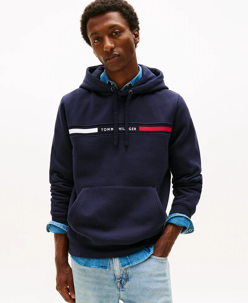 Tommy Hilfiger Men's Chest Logo Hoodie
