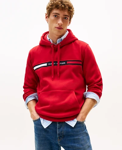 Tommy Hilfiger Men's Chest Logo Hoodie
