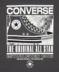 Converse Big Boys Static Background Sneaker T-Shirt