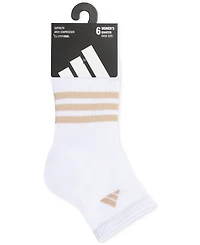 adidas Women's 6-Pk. Superlite 3.0 Quarter Socks 5160377A