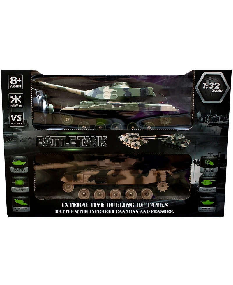 Jupiter Creations Remote Control Vehicles Dueling Battle Tanks Set