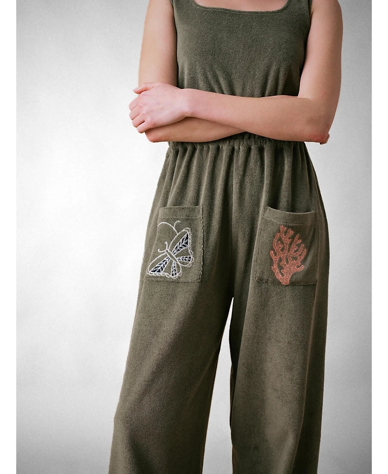 Cape Cove Women's Sea Coral Terry Jumpsuit