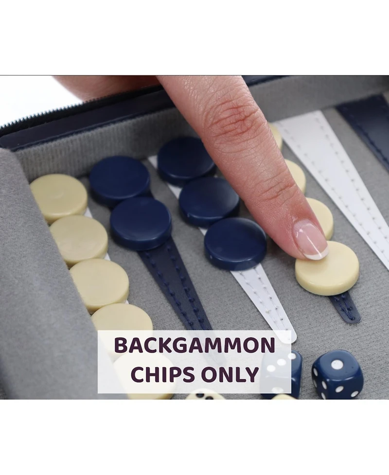 We Games Replacement Magnetic Game Pieces for Travel Backgammon Set