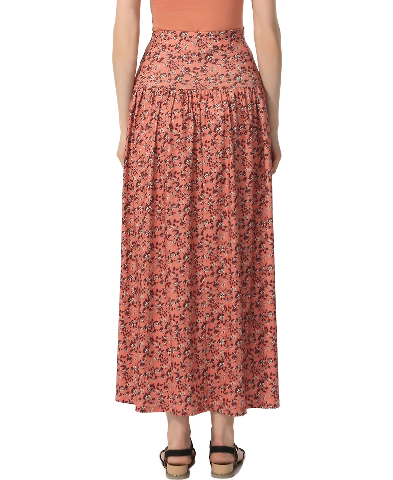 kimi + kai Women's Tiered Pull On Maxi Skirt