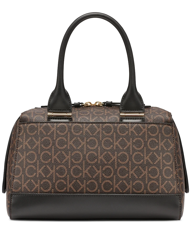 Calvin Klein Jett Small Logo Satchel
