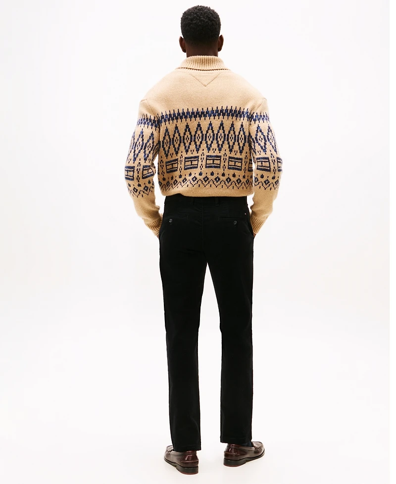 Tommy Hilfiger Men's Denton Slim Straight Fit Corduroy Chinos