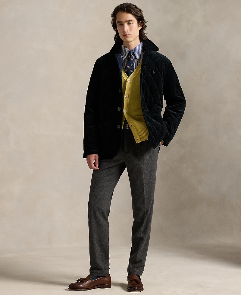 Polo Ralph Lauren Men's Quilted Corduroy Car Coat