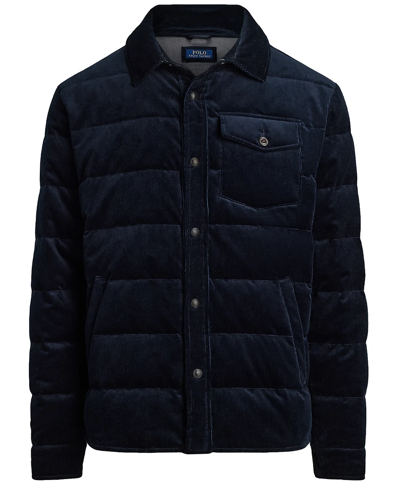 Polo Ralph Lauren Men's Quilted Corduroy Shirt Jacket