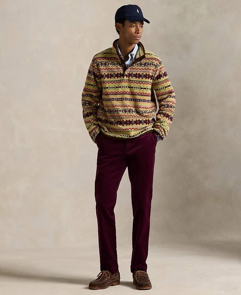 Polo Ralph Lauren Men's Fair Isle–Inspired Fleece Pullover
