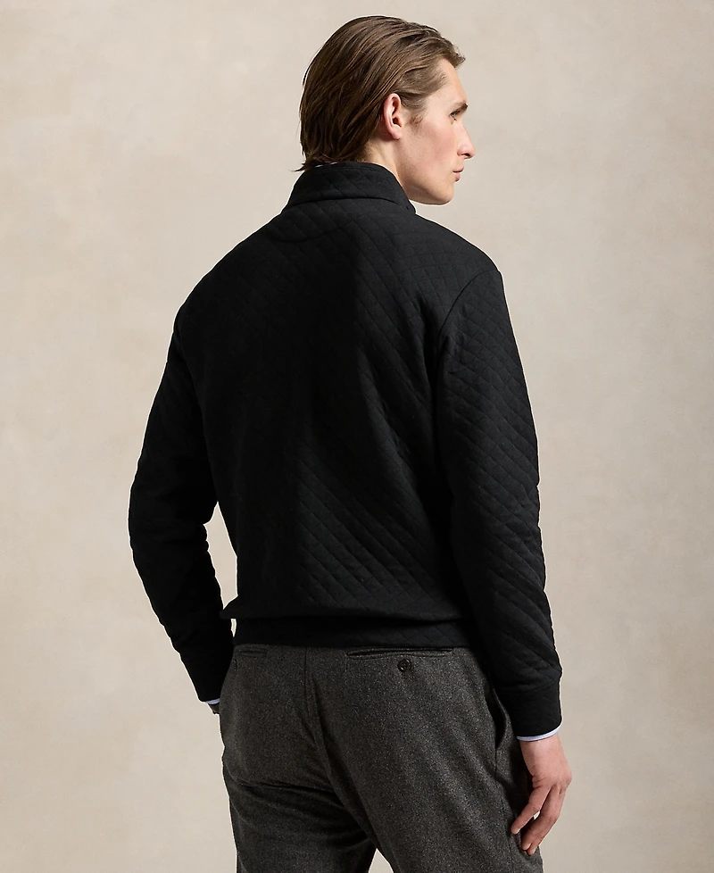Polo Ralph Lauren Men's Quilted Double-Knit Jersey Pullover