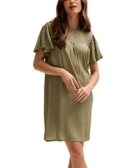 Lily and Lionel London Women's Roma Angel Sleeve Mini Dress