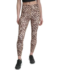 Dkny Sport Women's Printed High-Waist 7/8 Tights
