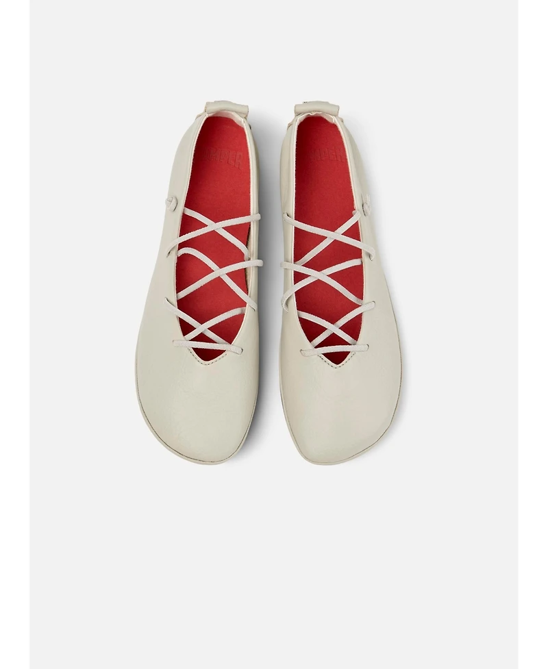 Camper Right Nina Leather Ballerina