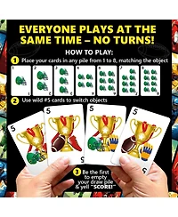 Quokka Fast-Paced Card Game for Kids & Adults – 128 Cards Easy Rules 2-8 Players Ages 8+ Perfect Family Games Night, Travel and Parties