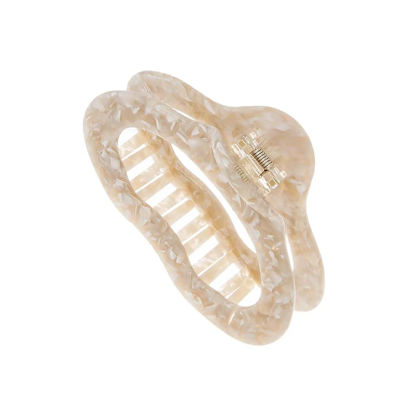 Jumbo Open Lip Shape Hair Claw Clip By Adina Eden