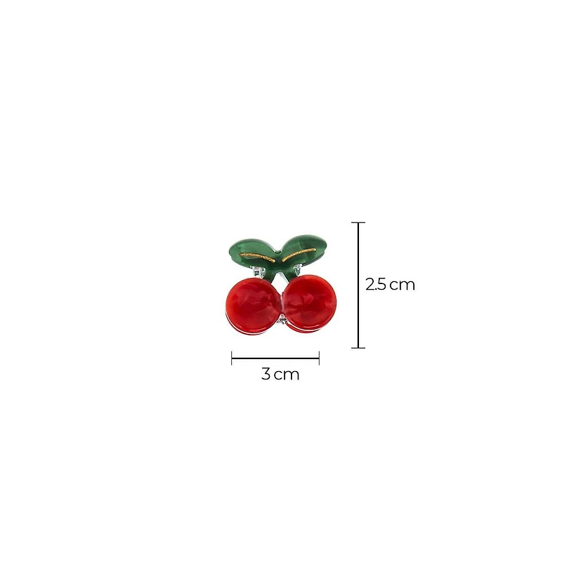 Mini Multi Fruit Hair Clip Set By Adina Eden