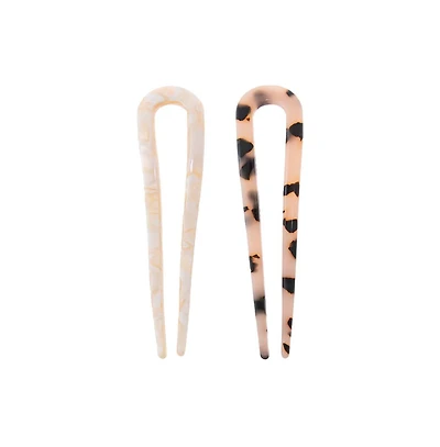 Neutral Tone Hair Pin Set By Adina Eden
