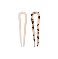 Neutral Tone Hair Pin Set By Adina Eden