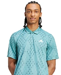 adidas Men's Club Climacool Tennis Graphic Polo Shirt