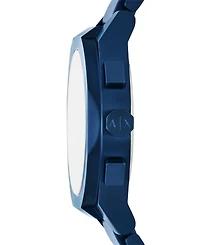 A|X Armani Exchange Men's Sync Quartz Chronograph Blue Stainless Steel Watch, 42mm