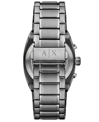 A|X Armani Exchange Men's Quartz Chronograph Gunmetal Stainless Steel Watch, 40mm