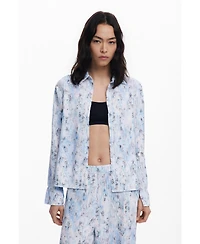 Desigual Women's Pleated stretch shirt