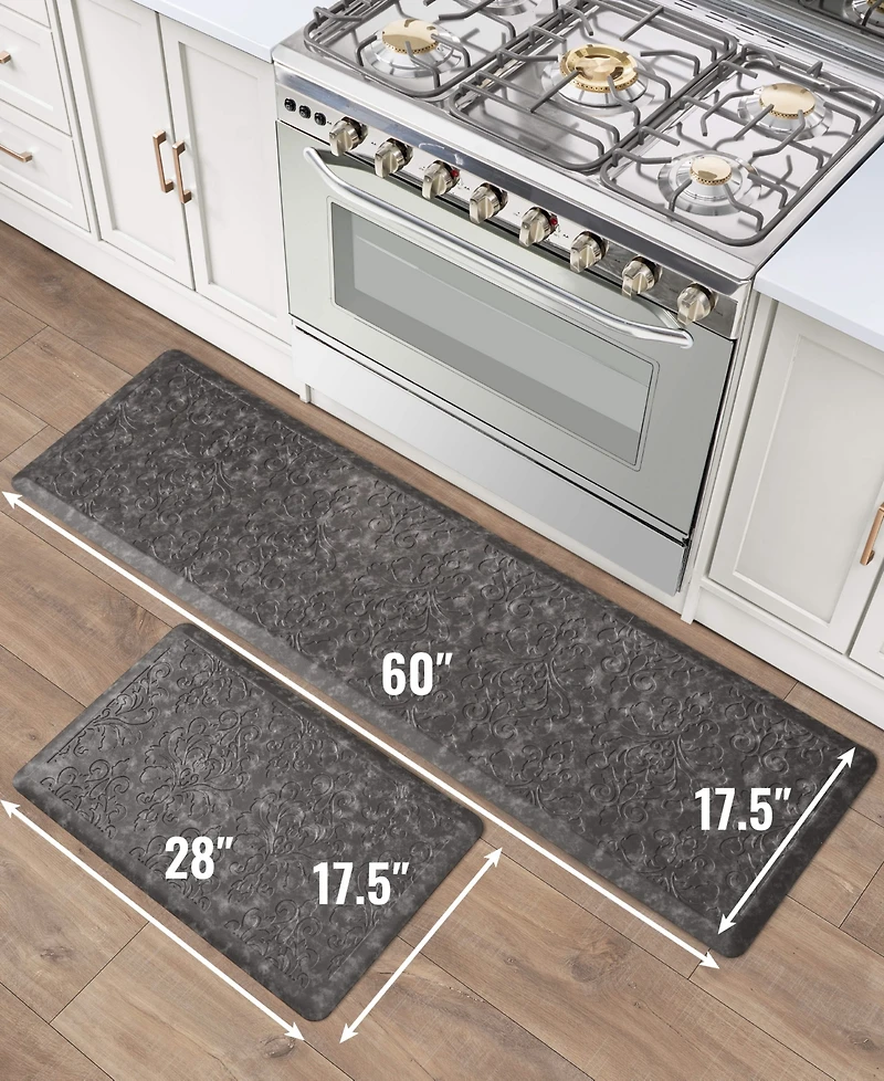 Chef Gear Marni Fatigue-Resistant 2-Pc. Kitchen Mat Set