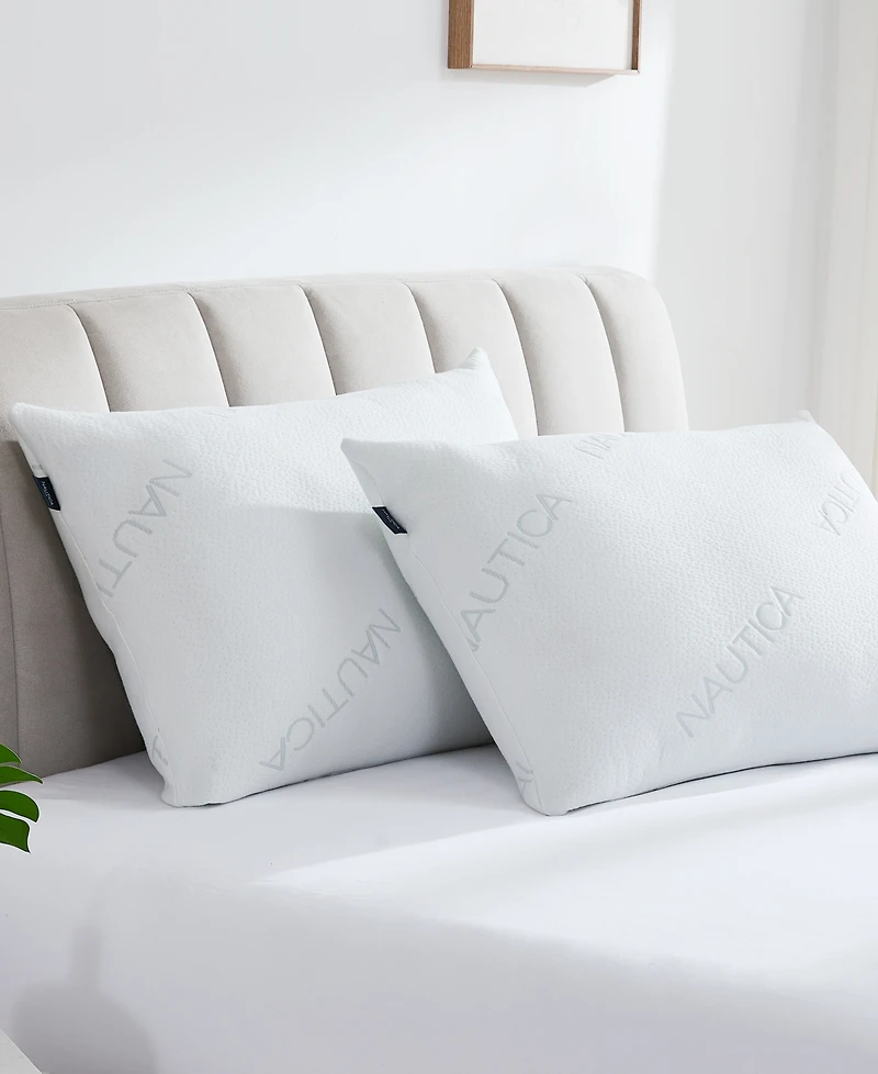 Nautica Diagonal Knit 2-Pack Pillow, King