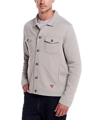 Weatherproof Vintage Men's Long Sleeve Twill Button-Front Jacket