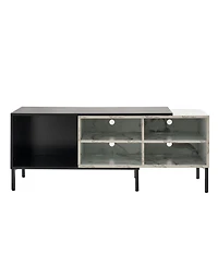 Mario Modern Expandable Tv Stand with Led Strip