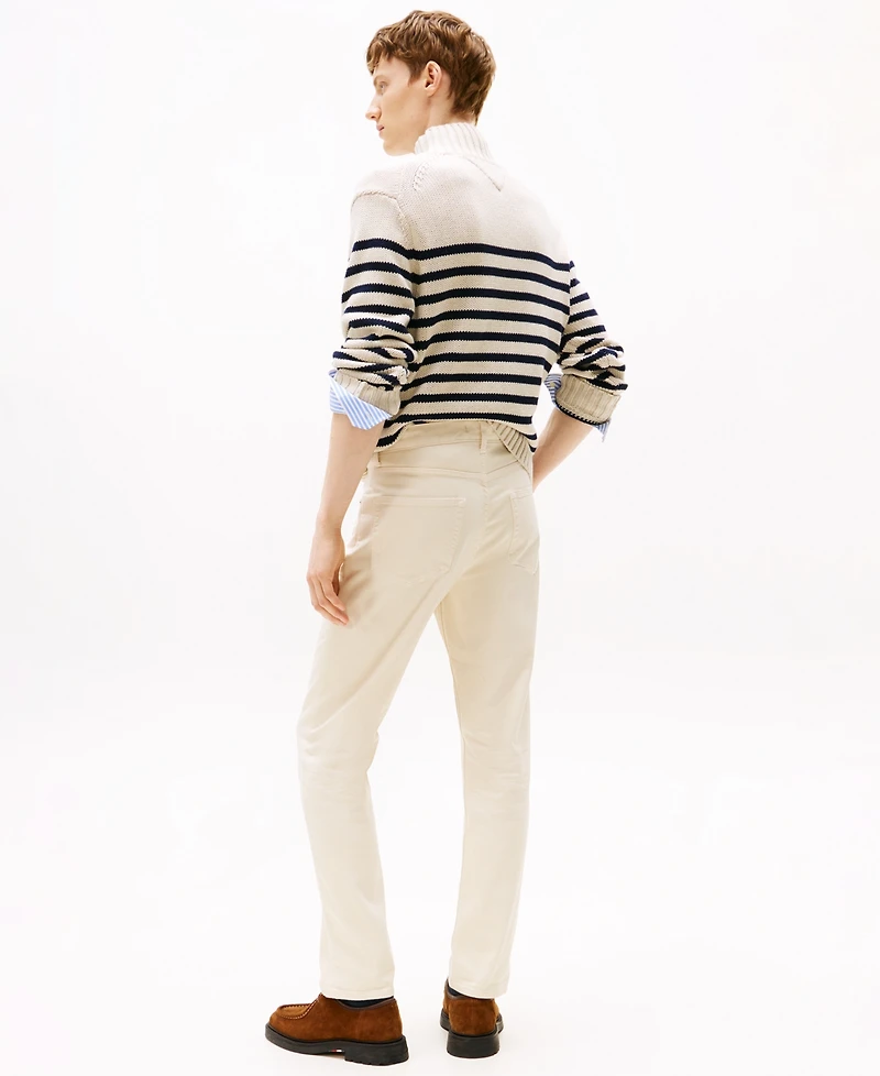 Tommy Hilfiger Men's Straight-Fit Denton Garment Dyed Denim Pants