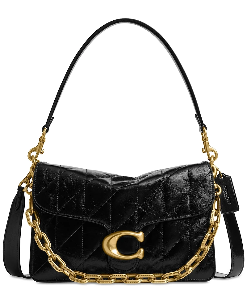 Coach Chain Tabby Small Quilted Leather Shoulder Bag