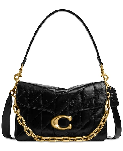 Coach Chain Tabby Small Quilted Leather Shoulder Bag