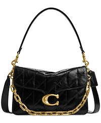 Coach Chain Tabby Small Quilted Leather Shoulder Bag