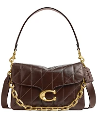 Coach Chain Tabby Medium Quilted Leather Shoulder Bag