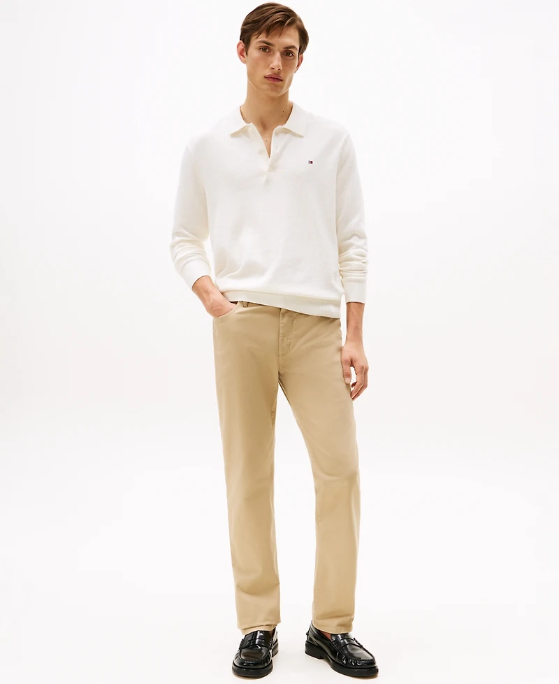 Tommy Hilfiger Men's Denton Slim-Straight Five-Pocket Stretch Essential Twill Pants