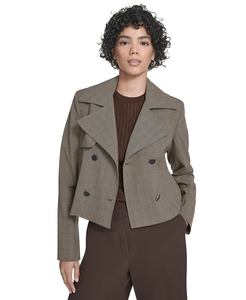 Calvin Klein Women's Cropped Trench Jacket
